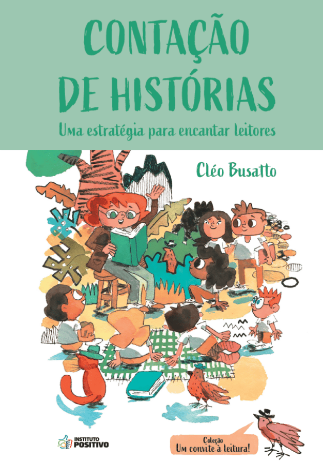 Capa cartilha contação de histórias uma estratégia para encantar leitores