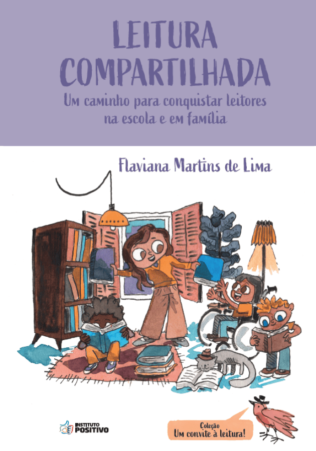 Capa cartilha leitura compartilhada um caminho para conquistar leitores na escola e em família