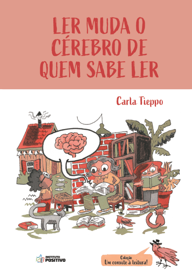 Capa cartilha ler muda o cérebro de quem lê